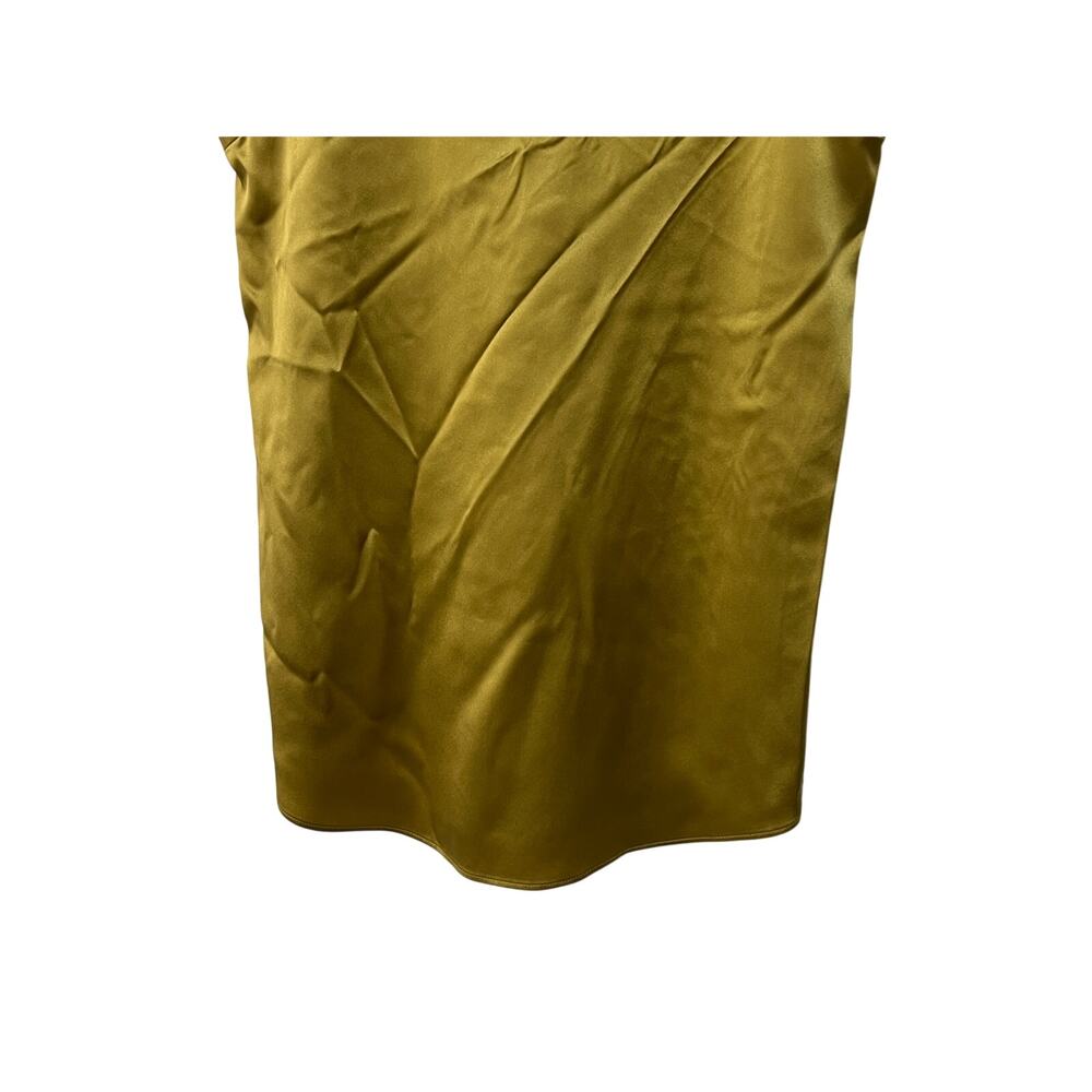 LAFAYETTE 148 WOMENS PETITE XSMALL REVERSIBLE PERLA TANK TOP BLOUSE DESERT GRASS - Picture 8 of 12